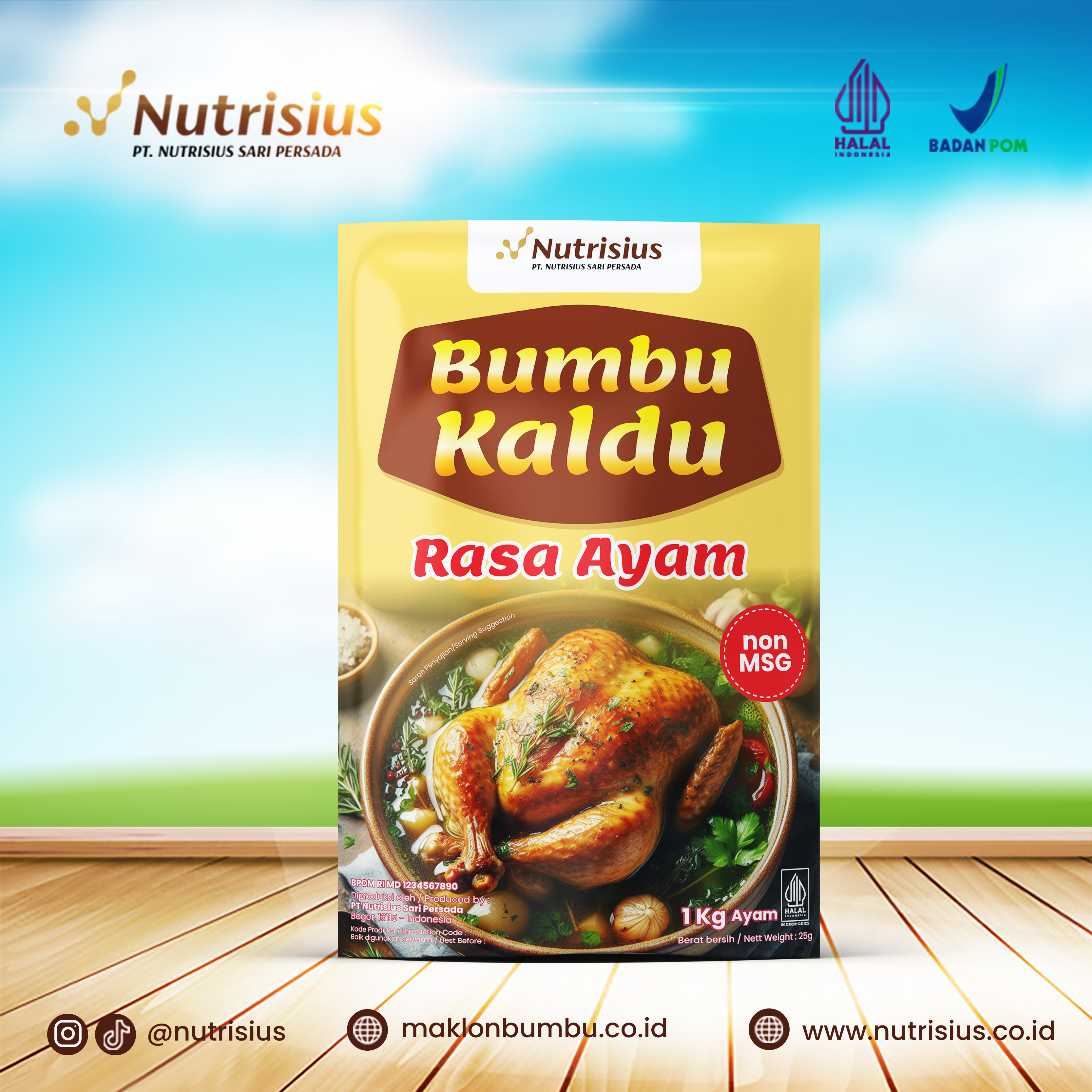 Bumbu Kaldu Ayam non MSG Bumbu Kaldu Ayam non MSG