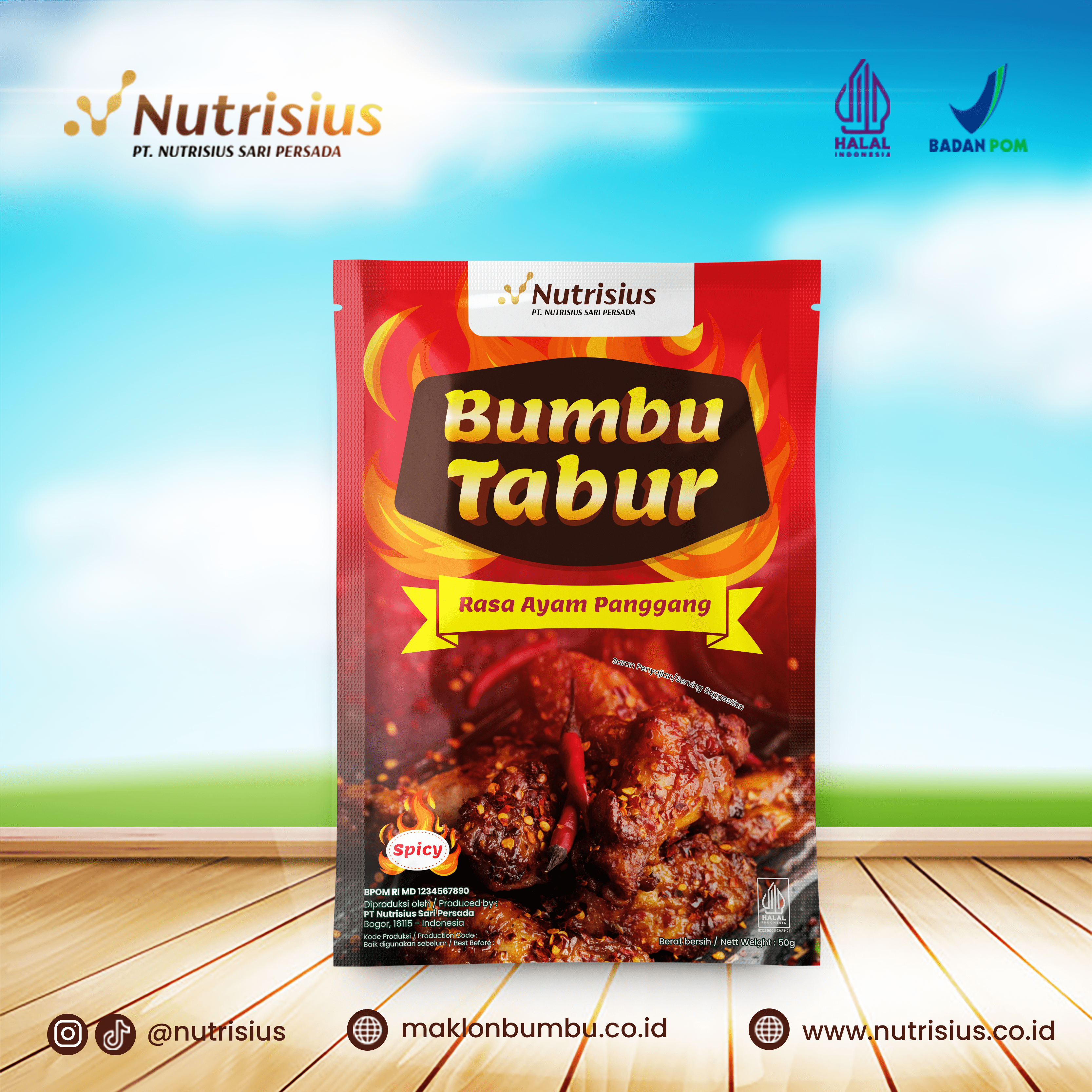 Bumbu Tabur Ayam Bakar Spicy1 Bumbu Tabur Ayam Bakar Spicy1