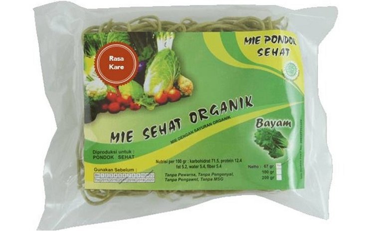 mie organik 