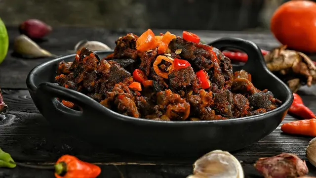 oseng mercon daging kambing