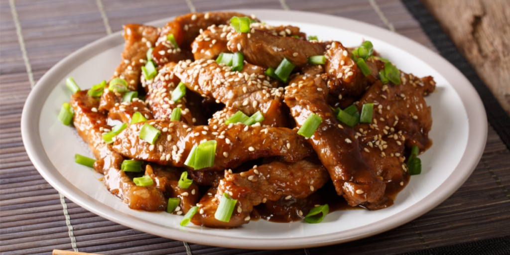 daging kambing teriyaki